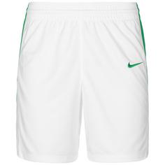 Nike Team Basketball Stock Basketball-Shorts Damen weiß / grün