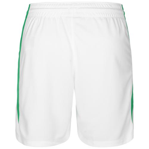Rückansicht von Nike Team Basketball Stock Basketball-Shorts Damen weiß / grün