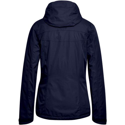 Rückansicht von Maier Sports Metor Therm Softshelljacke Damen Marine