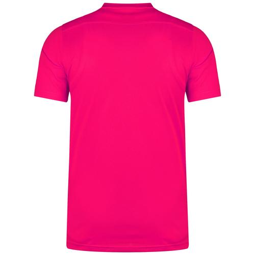 Rückansicht von Nike Dri-FIT Park VII Fußballtrikot Herren pink / schwarz