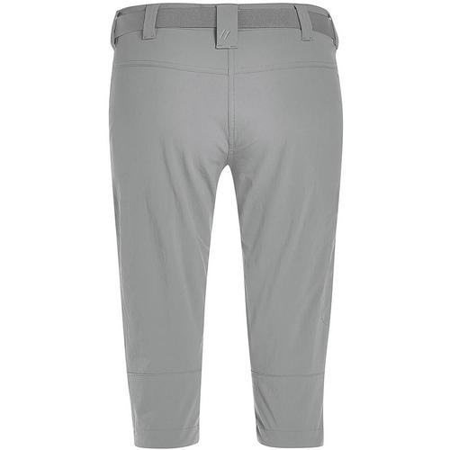 Rückansicht von Maier Sports Inara Slim Funktionsshorts Damen Grau