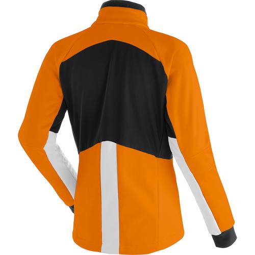 Rückansicht von Maier Sports Venabu Softshelljacke Damen Orange