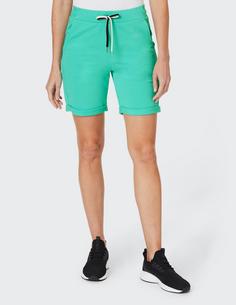 Rückansicht von JOY sportswear CARRIE Shorts Damen caribbean green