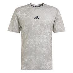 adidas Power Workout T-Shirt T-Shirt Herren Silver Pebble / Black