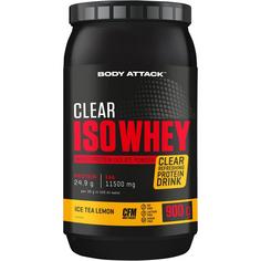 Body Attack Clear Iso-Whey Proteinpulver Ice Tea Lemon