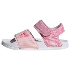 adidas adilette Sandale Badelatschen Kinder Clear Pink / Pink Fusion / Cloud White