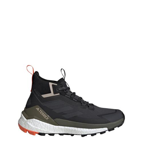 Rückansicht von adidas GTX FREE HIKER 2.0 GORE-TEX Wanderschuhe Carbon / Grey Six / Core Black