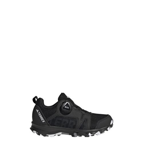 Rückansicht von adidas TERREX Agravic BOA Trailrunning-Schuh Trailrunning Schuhe Kinder Core Black / Cloud White / Grey Three