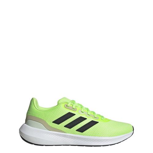 Rückansicht von adidas Runfalcon 3.0 Laufschuh Sneaker Damen Green Spark / Core Black / Putty Grey