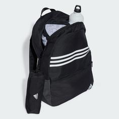 Rückansicht von adidas Rucksack Classic Horizontal 3-Streifen Rucksack Daypack Black / White