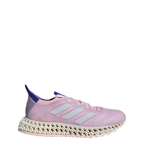 Rückansicht von adidas 4DFWD 3 Laufschuh Laufschuhe Damen Clear Pink / Cloud White / Lucid Blue