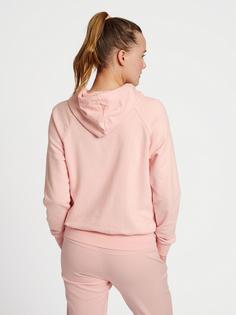 Rückansicht von hummel hmlNONI 2.0 HOODIE Hoodie Damen CHALK PINK