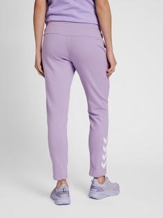 Rückansicht von hummel hmlNONI 2.0 TAPERED PANTS Hose Damen HEIRLOOM LILAC