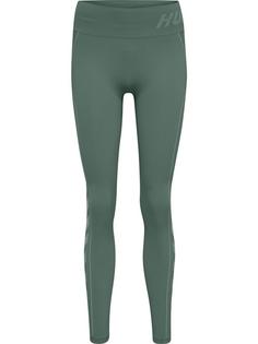 hummel hmlTE CHRISTEL SEAMLESS MW TIGHTS Tights Damen LILY PAD/ LAUREL WREATH MELANGE