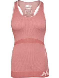 hummel hmlTE CHRISTEL SEAMLESS TOP Funktionsshirt Damen WITHERED ROSE/ROSE TAN MELANGE