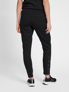 Rückansicht von hummel hmlNONI 2.0 TAPERED PANTS Hose Damen BLACK