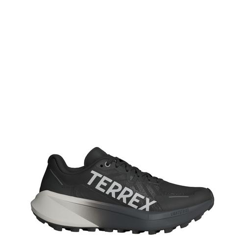 Rückansicht von adidas Terrex Agravic 3 Trailrunning-Schuh Trailrunning Schuhe Damen Core Black / Grey One / Grey Six
