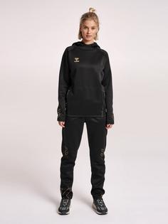 Rückansicht von hummel hmlCIMA XK HOODIE WOMAN Hoodie Damen BLACK