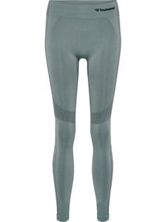 hummel hmlSHAPING SEAMLESS MW TIGHTS Tights Damen CHINOIS GREEN