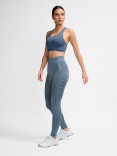 Rückansicht von hummel hmlSHAPING SEAMLESS SPORTS TOP Funktionstop Damen STORMY WEATHER