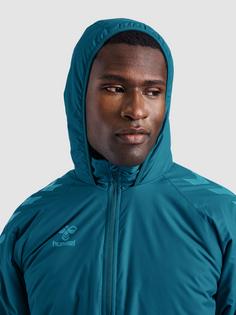 Rückansicht von hummel hmlCORE XK BENCH JACKET Trainingsjacke BLUE CORAL