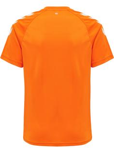 Rückansicht von hummel hmlCORE XK CORE POLY T-SHIRT S/S KIDS Funktionsshirt Kinder ORANGE TIGER