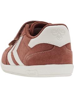 Rückansicht von hummel VICTORY SUEDE Sneaker Kinder COPPER BROWN