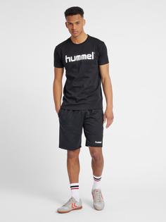 Rückansicht von hummel HMLGO COTTON LOGO T-SHIRT S/S Funktionsshirt Herren BLACK