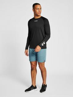 Rückansicht von hummel hmlTE TOPAZ SHORTS Funktionsshorts Herren NORTH ATLANTIC