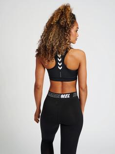 Rückansicht von hummel hmlTE TOLA SPORTS BRA Sport-BH Damen BLACK