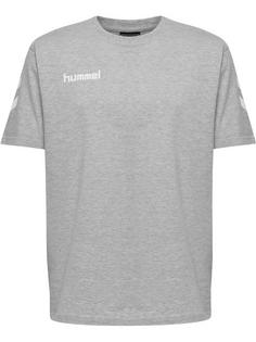 hummel HMLGO COTTON T-SHIRT S/S Funktionsshirt Herren GREY MELANGE