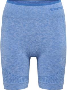 hummel hmlMT UNA SEAMLESS MID WAIST SHORTS Funktionsshorts Damen MARINA MELANGE