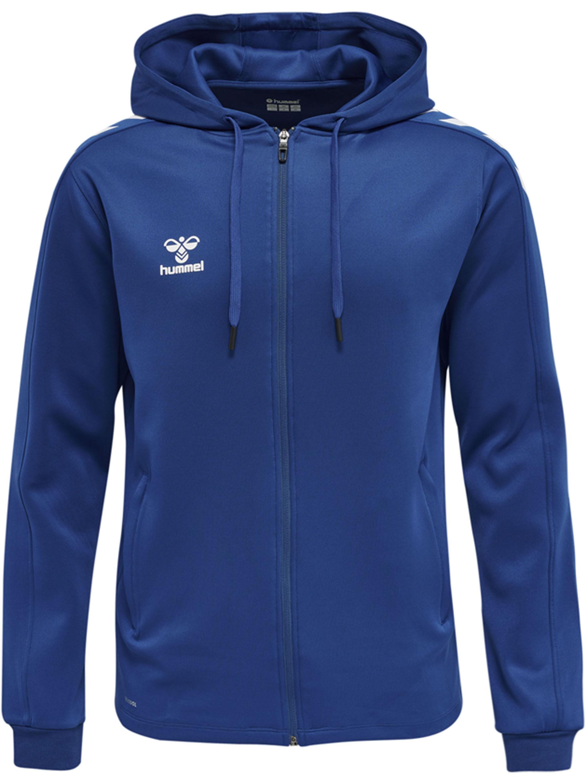 Hummel Hmlcore Xk Poly Sweat Hoodie – Unisex Kapuzenpullover, BEECOOL® Material