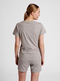 Rückansicht von hummel hmlGG12 T-SHIRT S/S WOMAN Funktionsshirt Damen GREY MELANGE