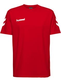 hummel HMLGO COTTON T-SHIRT S/S Funktionsshirt Herren TRUE RED