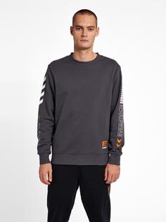 Rückansicht von hummel hmlLGC BIRK SWEATSHIRT Sweatshirt ASPHALT