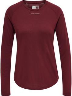 hummel hmlMT VANJA T-SHIRT L/S Funktionsshirt Damen CABERNET