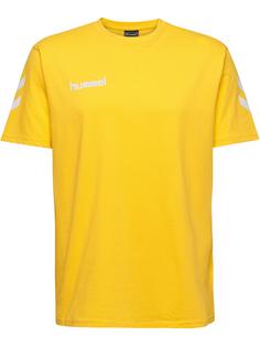 hummel HMLGO COTTON T-SHIRT S/S Funktionsshirt Herren SPORTS YELLOW