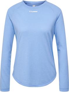 hummel hmlMT VANJA T-SHIRT L/S Funktionsshirt Damen PLACID BLUE