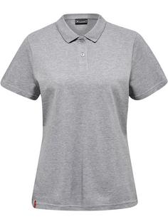 hummel hmlRED CLASSIC POLO WOMAN Funktionsshirt Damen GREY MELANGE