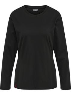 hummel hmlRED BASIC T-SHIRT L/S WOMAN Funktionsshirt Damen BLACK