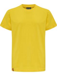 hummel hmlRED BASIC T-SHIRT S/S KIDS Funktionsshirt Kinder EMPIRE YELLOW