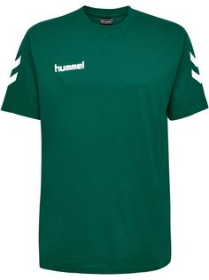 hummel HMLGO COTTON T-SHIRT S/S Funktionsshirt Herren EVERGREEN