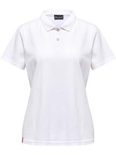 hummel hmlRED STRETCH POLO WOMAN Funktionsshirt Damen WHITE