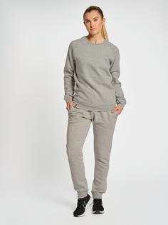 Rückansicht von hummel hmlRED HEAVY SWEATSHIRT WOMAN Funktionssweatshirt Damen GREY MELANGE