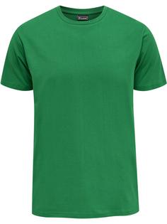 hummel hmlRED BASIC T-SHIRT S/S Funktionsshirt Herren JOLLY GREEN