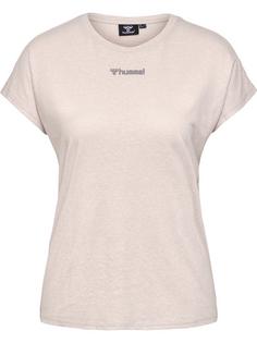 hummel hmlZANDRA T-SHIRT T-Shirt Damen PUMICE STONE MELANGE