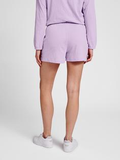 Rückansicht von hummel hmlZANDRA SHORTS Shorts Damen PASTEL LILAC MELANGE