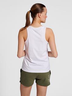 Rückansicht von hummel hmlLGC VAL TANKTOP T-Shirt Damen WHITE