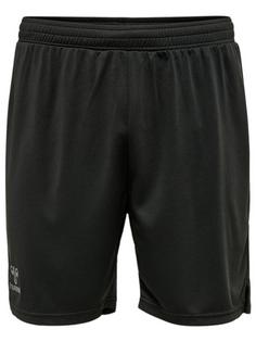 hummel hmlONGRID POLY SHORTS Funktionsshorts Herren JET BLACK/FORGED IRON